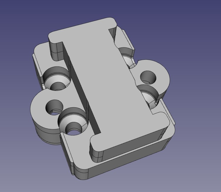 Prusa Mini Yadapter for MGN9 rails, raised version by rinkel
