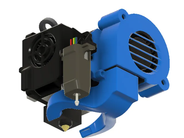 High-Flow Modular 5015 cooling duct sprite extruder