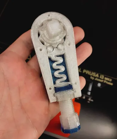 adjustable torque wrench prototype, fully 3d printed