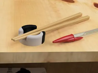 Yin Yang chopstick holders - Easy to print