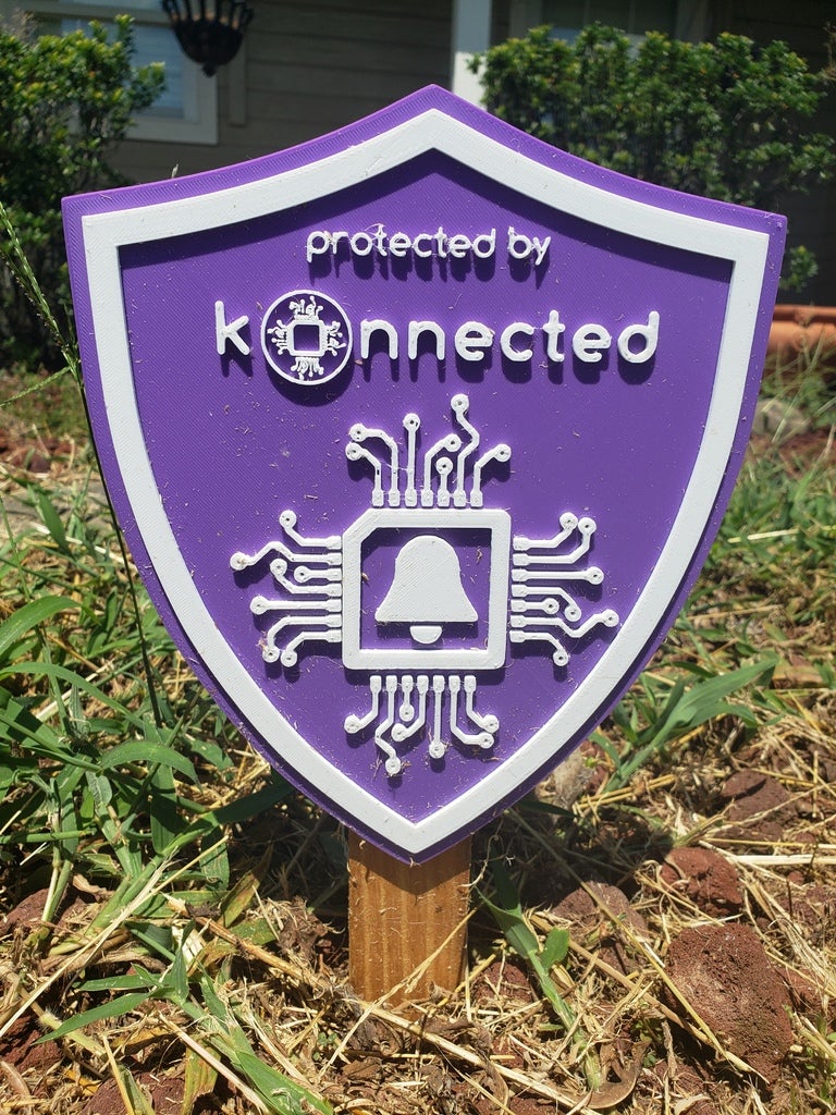 Konnected Security Yard Sign