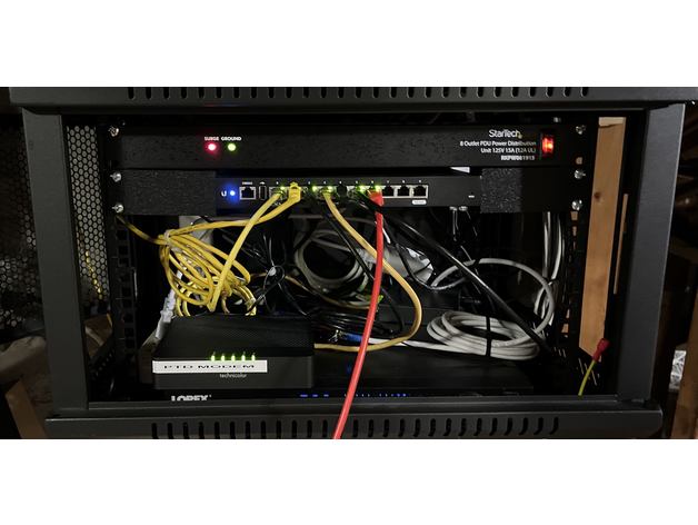 UISP EdgeRouter 10X Rack Mount By Barry Pointon | Download Free STL ...