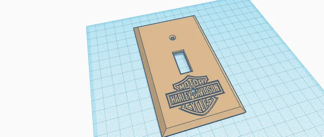 Harley-Davidson light switch cover