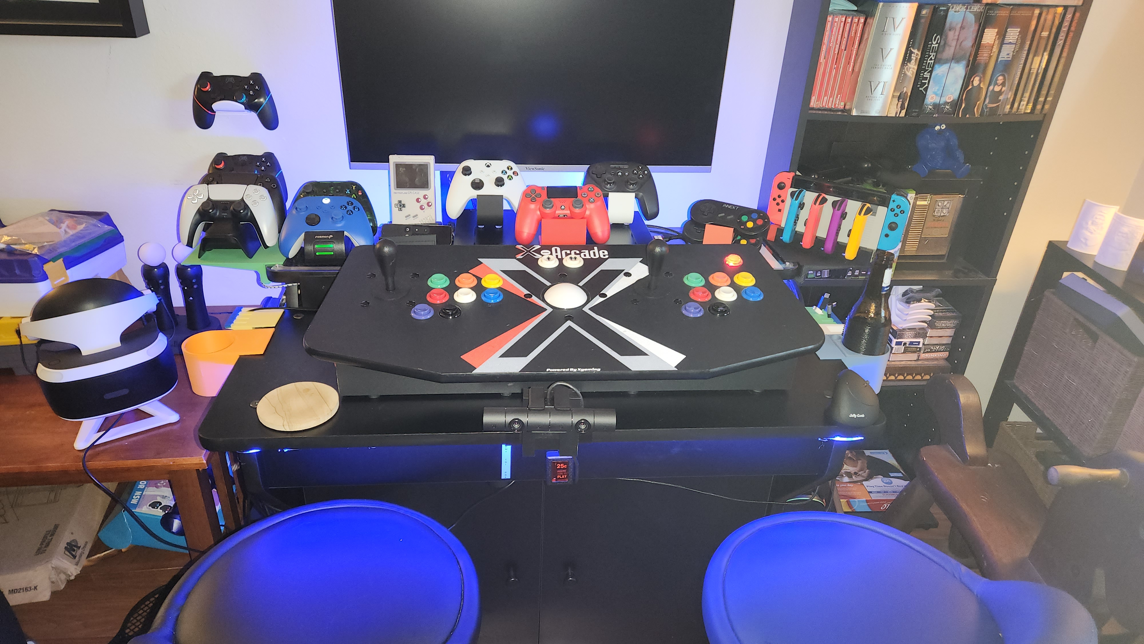 Cell Phone Holder for RecRoomMasters Xtension Sit Down Pedestal or