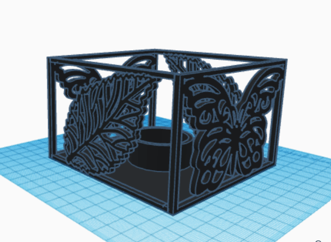 Butterfly tealight lantern