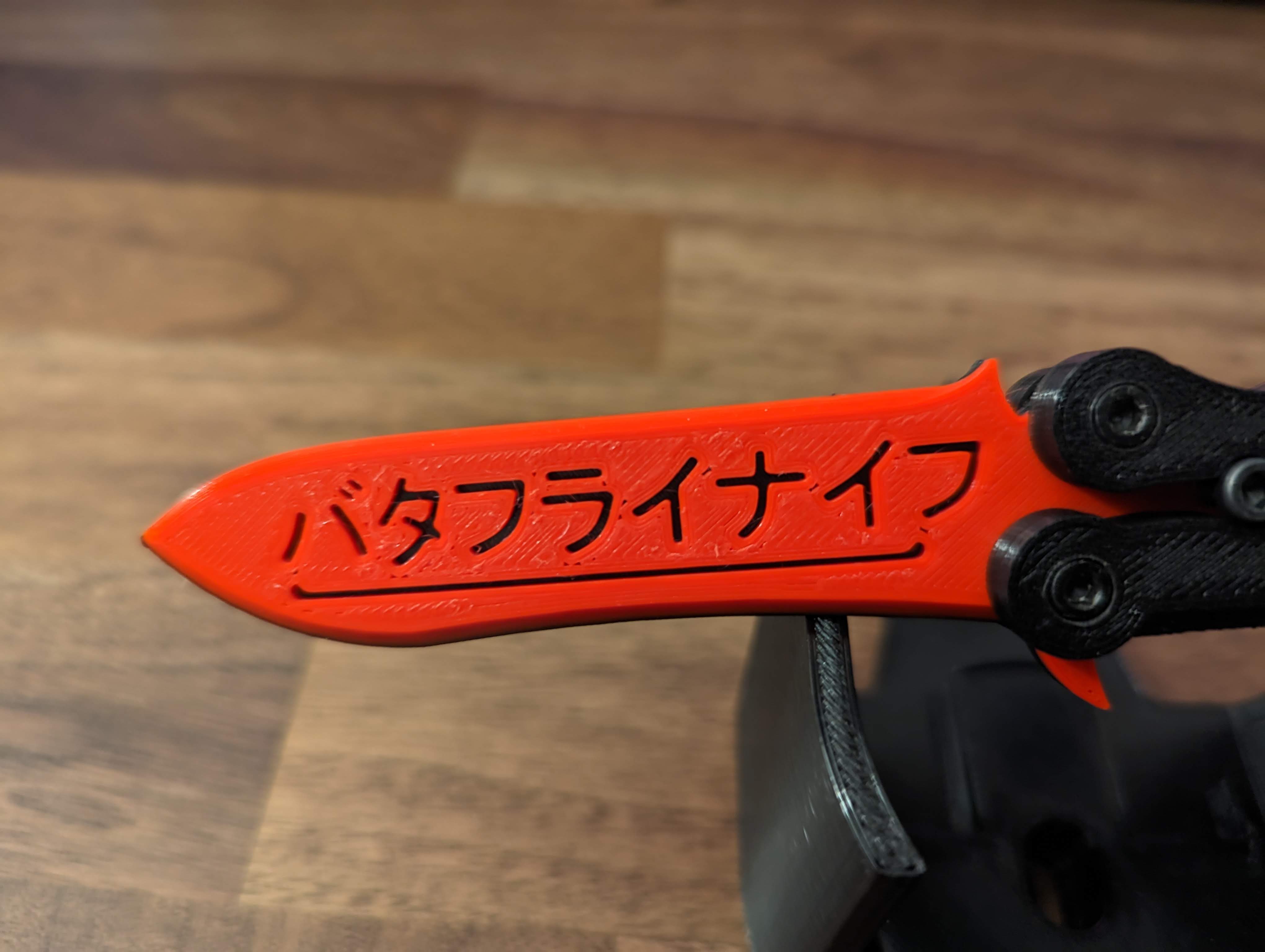 CSGO Butterfly Knife Blade Remix by Sleepy Download free STL model