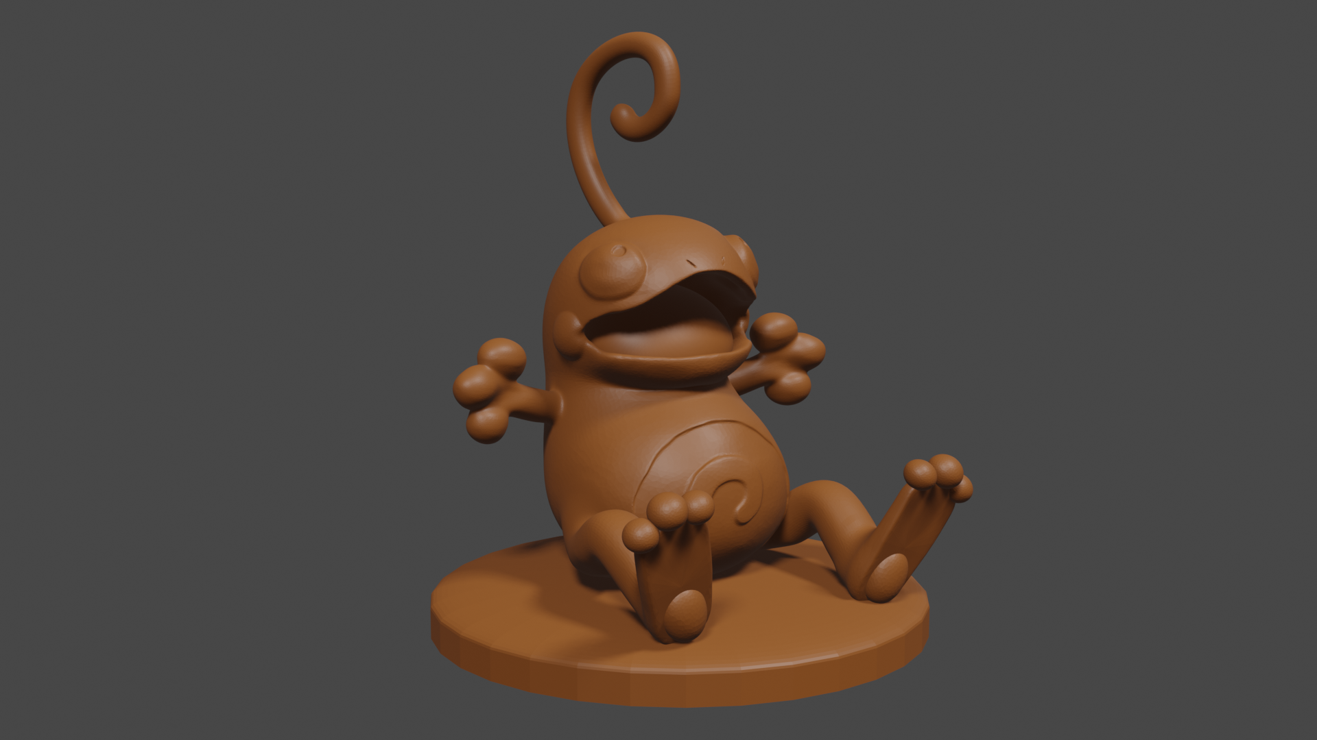 Pokemon inspired, Poiltoed, Tabletop DnD miniature