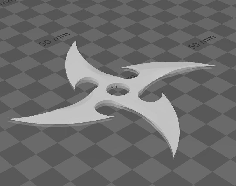 Throwing star by 3D maker Download free STL model