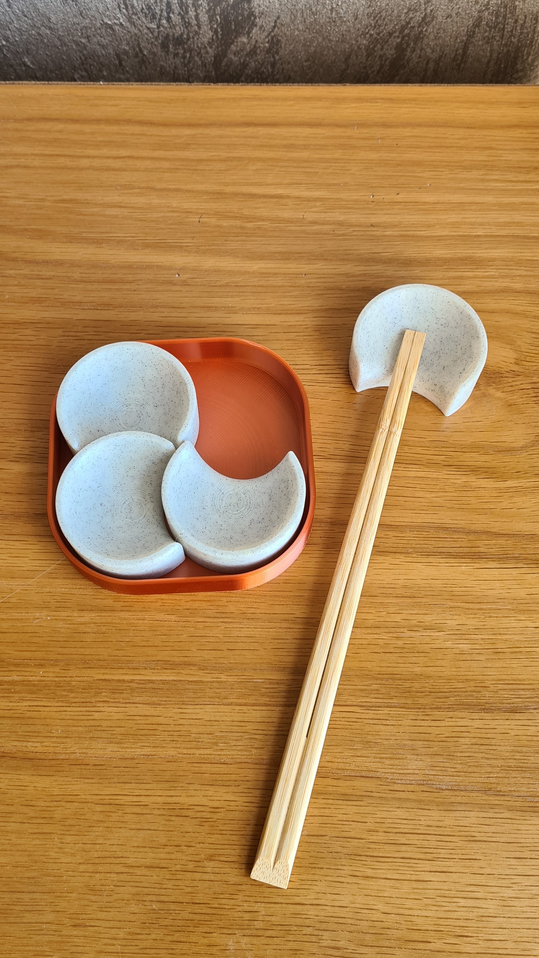 Miniatura 5 do modelo 3D Chopstick Holder set