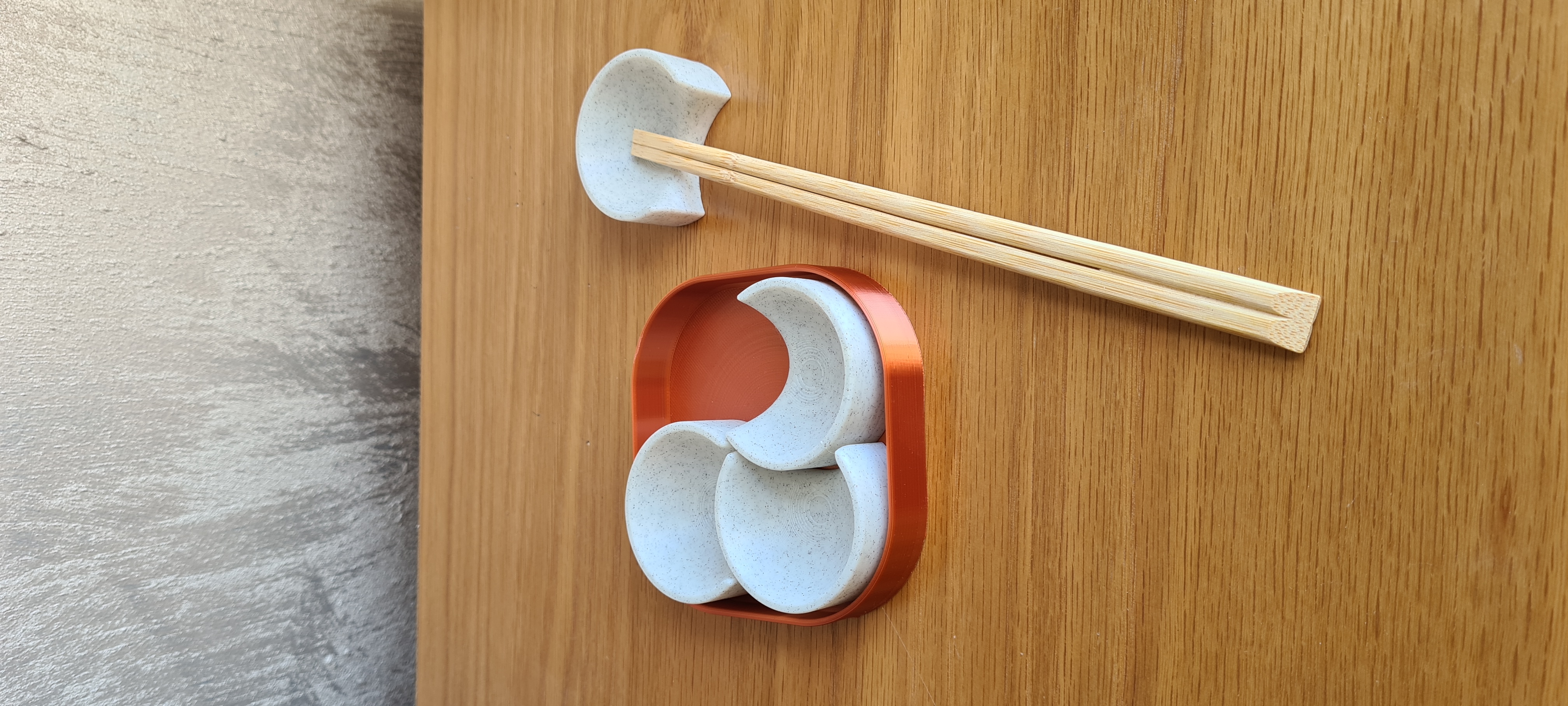 Miniatura 8 do modelo 3D Chopstick Holder set