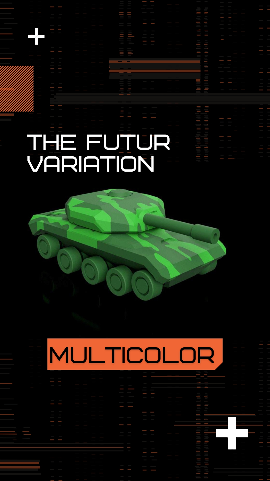 Digital Print Cutout Tank