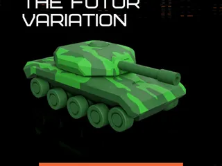 Tank toy - Print in place ! by Waikikiprod