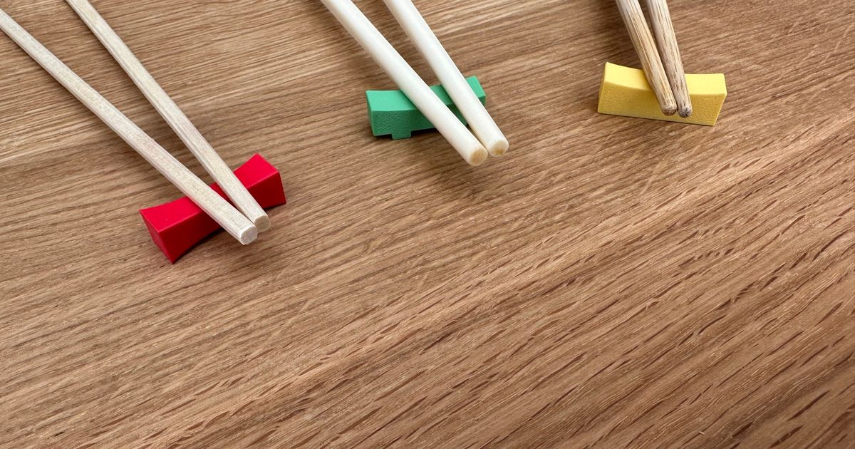 Minimalist chopsticks holders (3 variants) by J0kers Download free