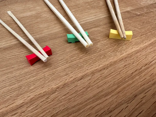 Minimalist chopsticks holders (3 variants)