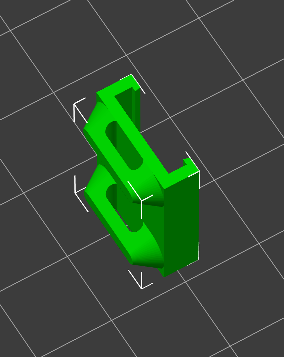 Clip on support for cable chain (Schleppkette) by JR Download free