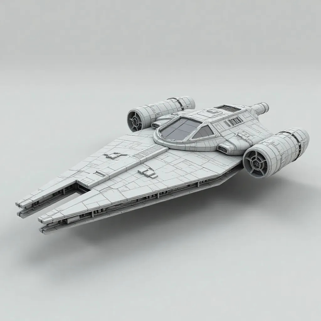 STARWARS - Ship Back From The Fight (Black & White only)