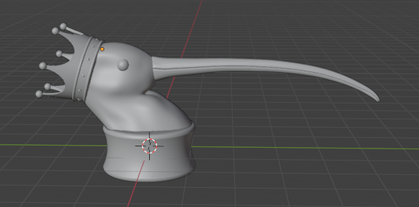 Bird with Crown 16mm Plug