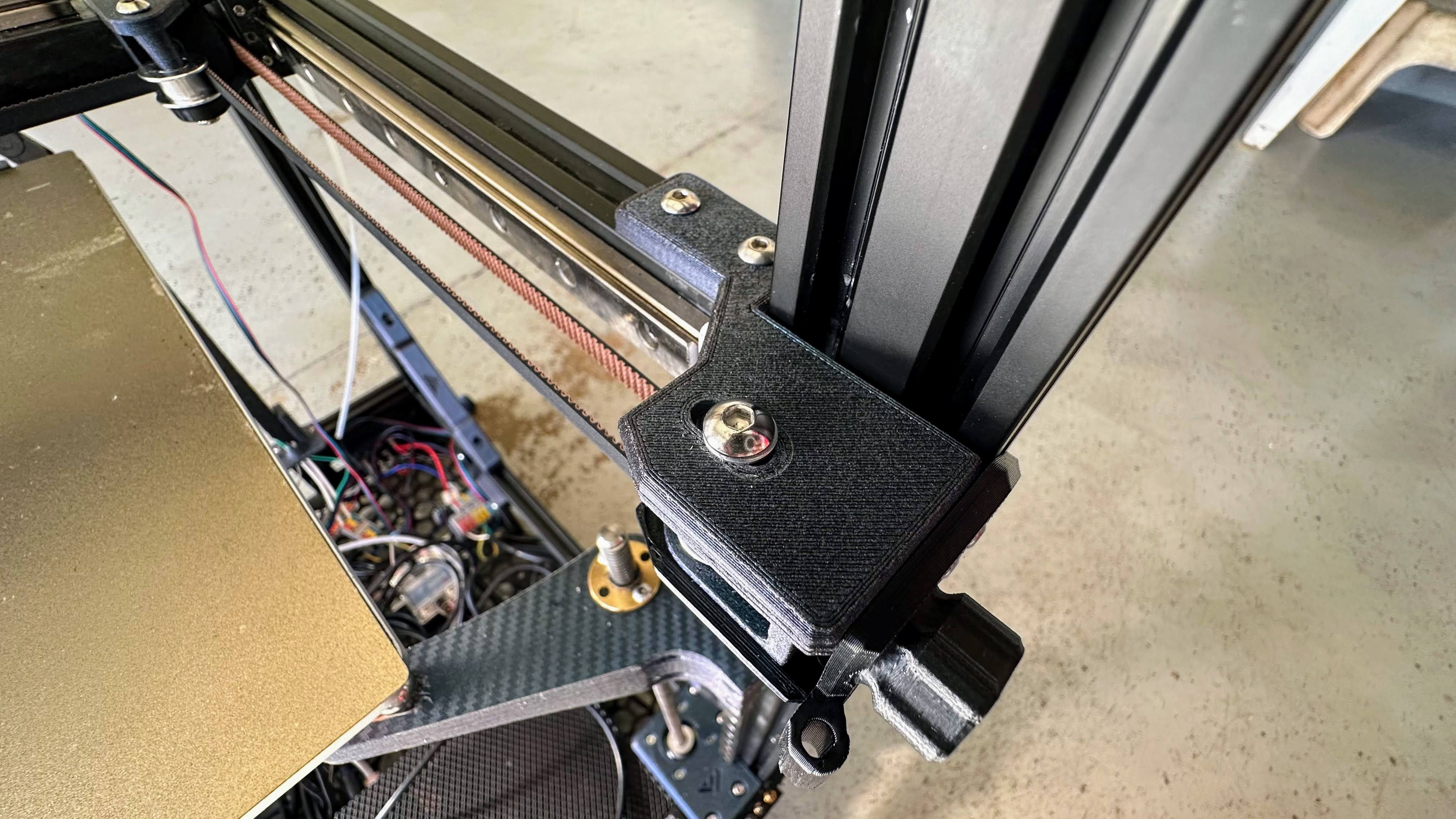 VZ235 Front Idler Tensioners on 2040 Extrusions