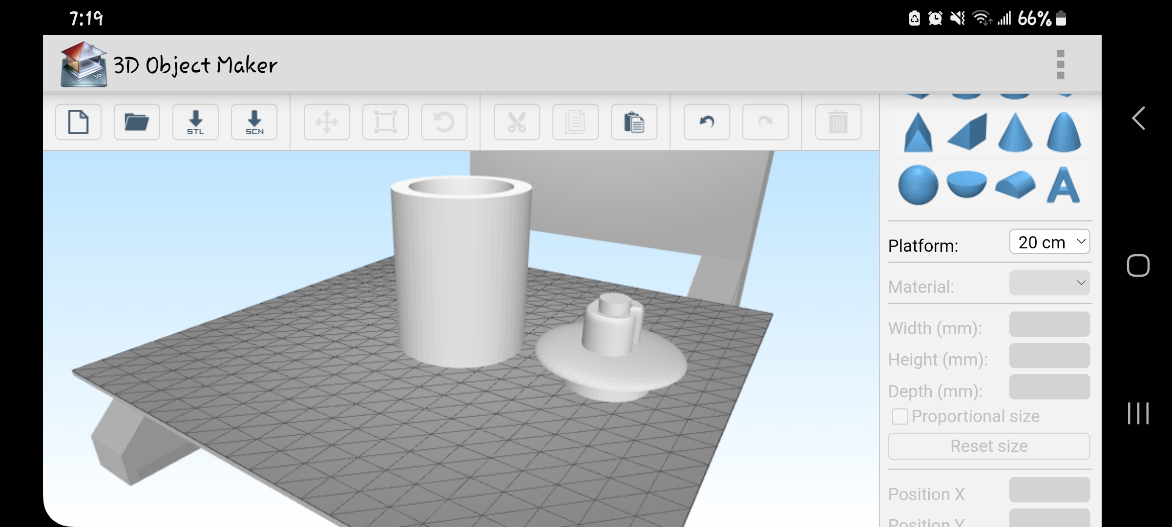 Simple cookie jar with lid.