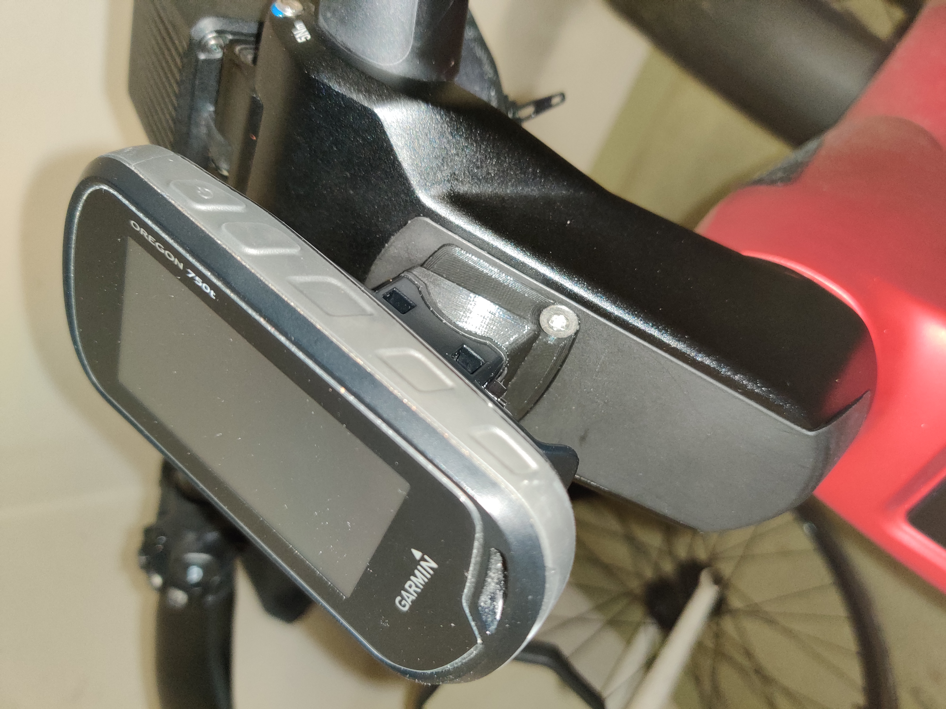STROMER ST3 ST5 - Stem Mount Inlet Plate for Original Garmin Oregon Bike Mount - Fixed Angle