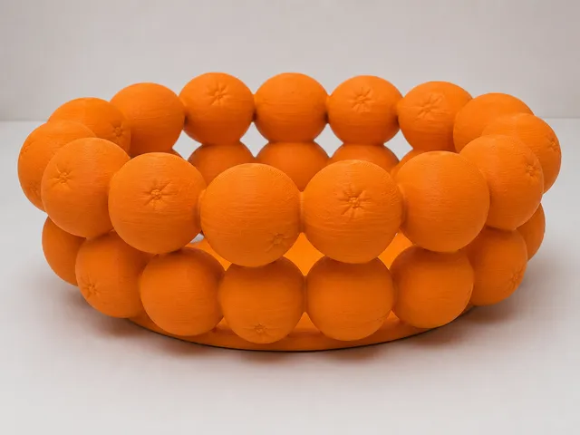 Orange cluster bowl