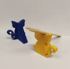 Cat chopstick stand