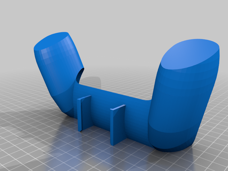 Nintendo Wii Classic Controller Grip With Wiimote Clip by x2brute