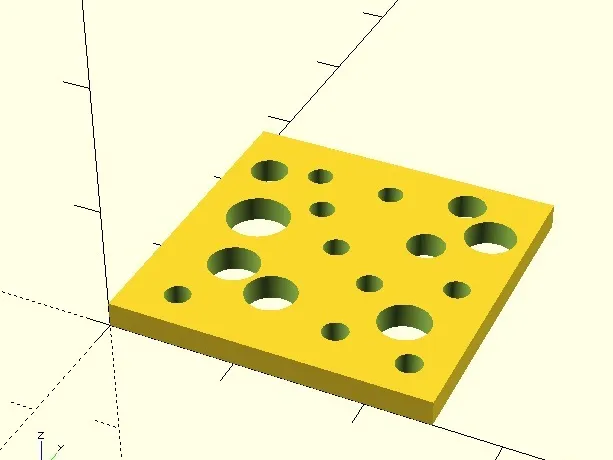 Cheese, quick and small circle test