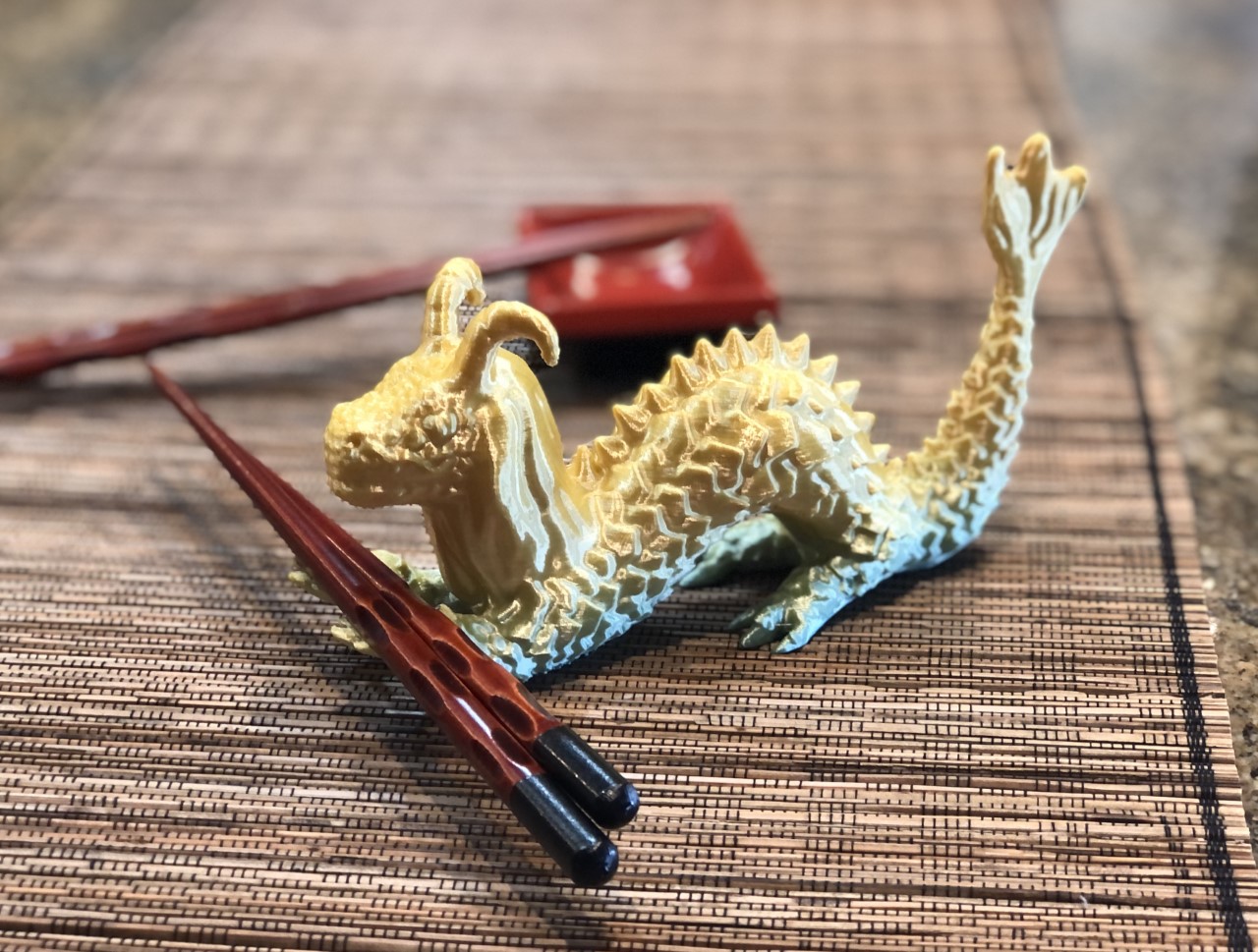Highly Detailed Dragon Chopstick Holder