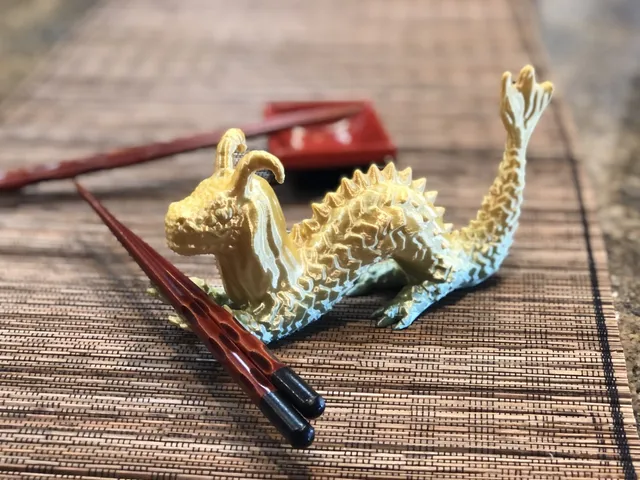 Highly Detailed Dragon Chopstick Holder