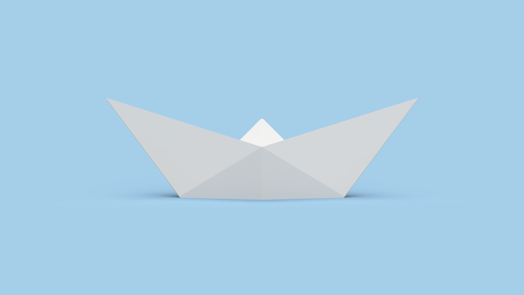 Miniatura 2 do modelo 3D Paper Boat