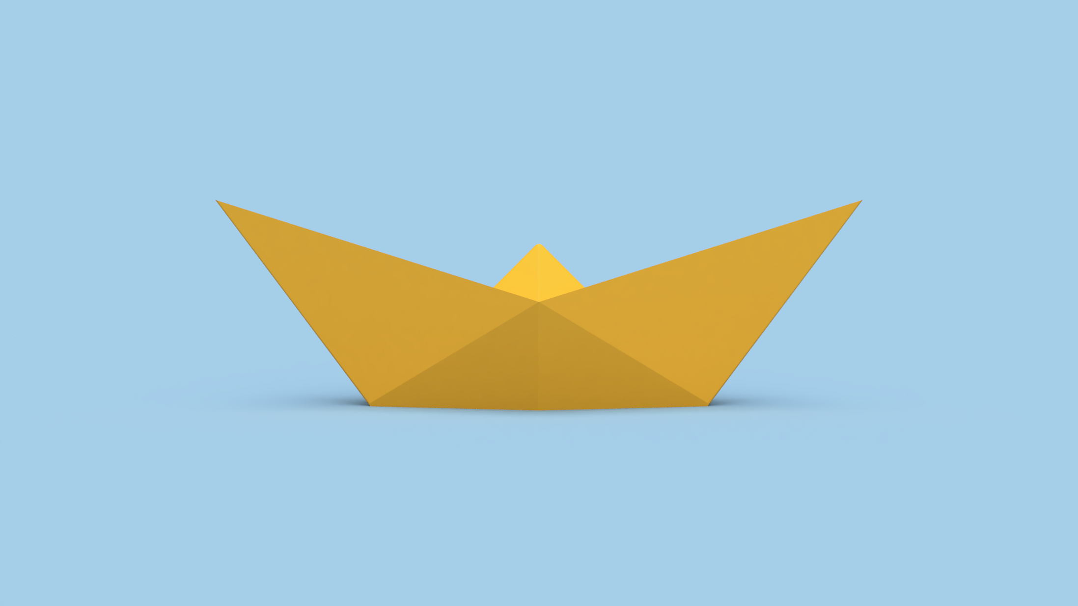 Miniatura 3 do modelo 3D Paper Boat