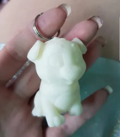 Ender 3 Dog Keychain