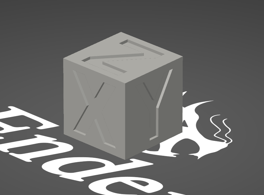 Simple Calibration Cube by TFL Download free STL model