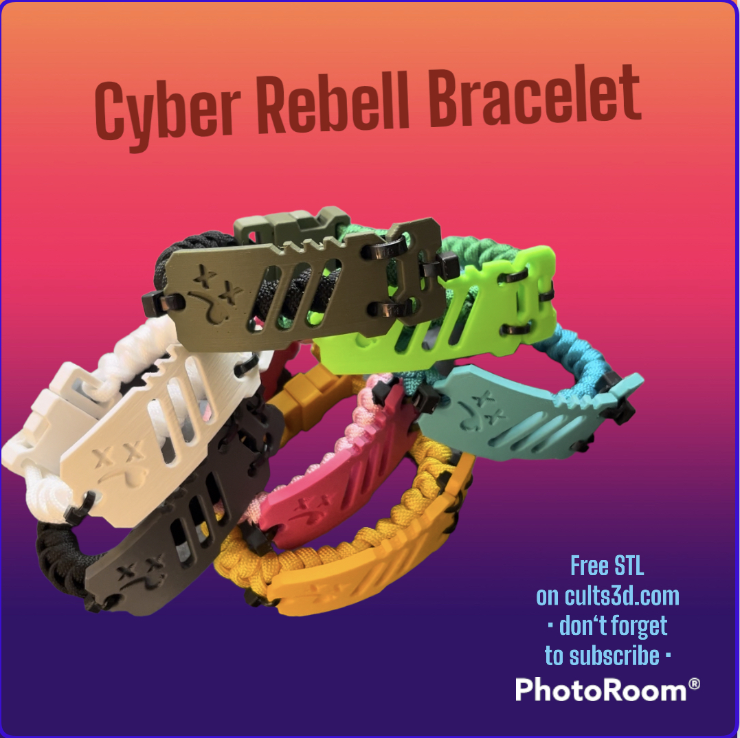 Cyber Punk Smiley Bracelete