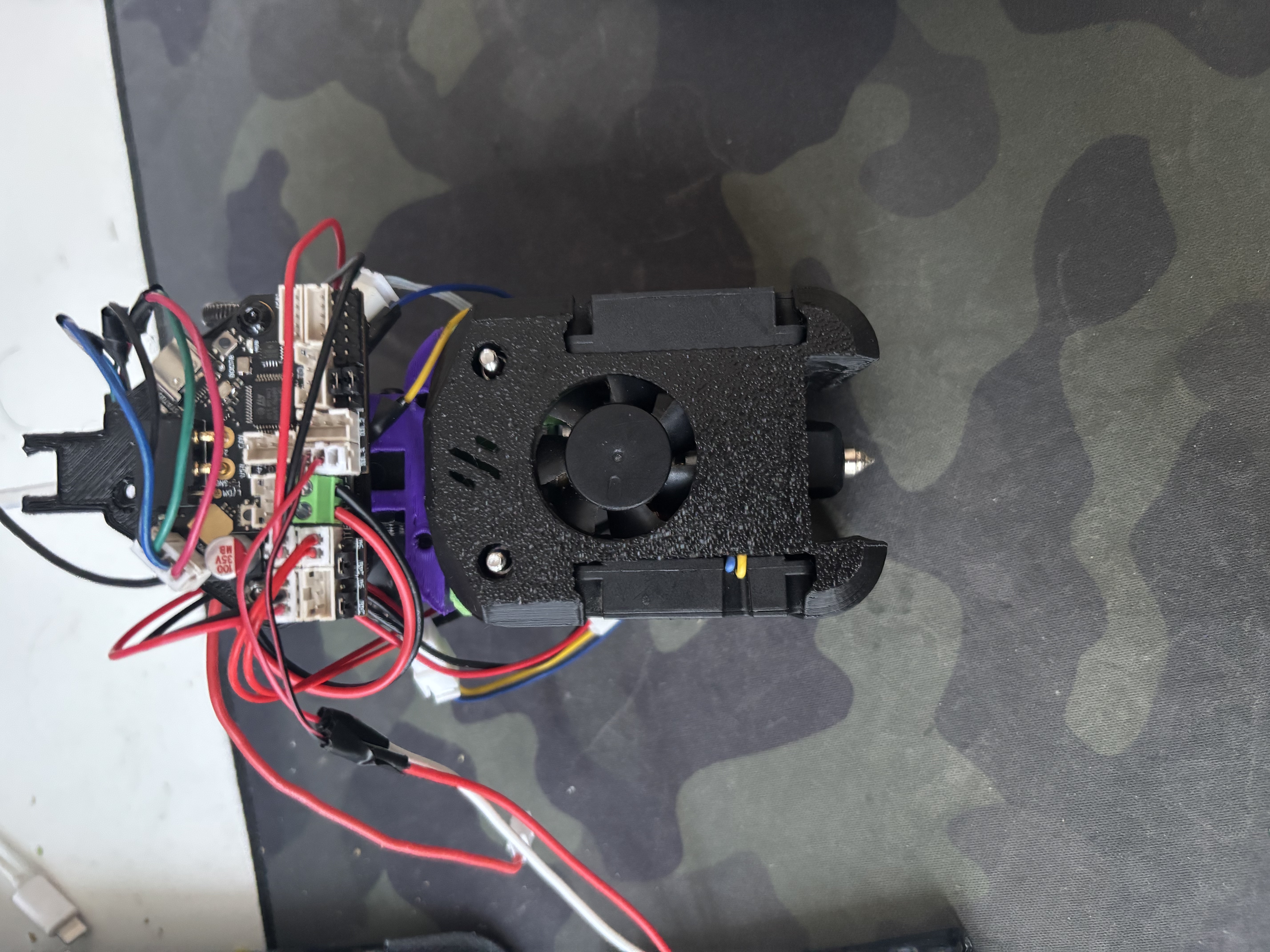 SV08 hotend Dragonburner mount