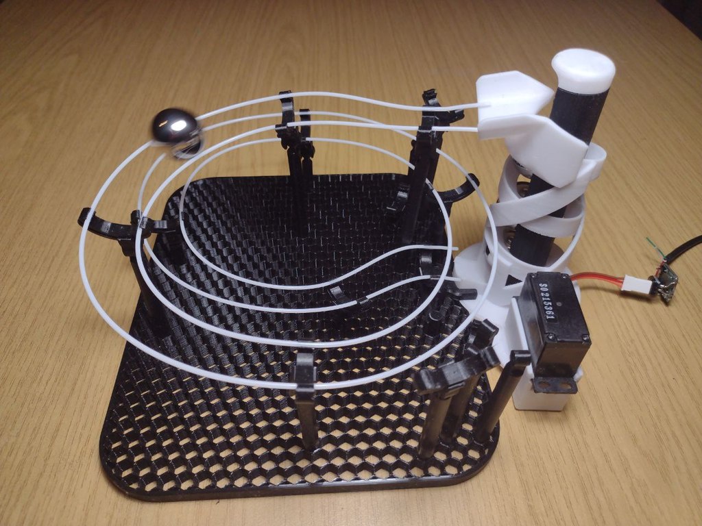 Miniatura 2 do modelo 3D Spiral marble elevator with simple run