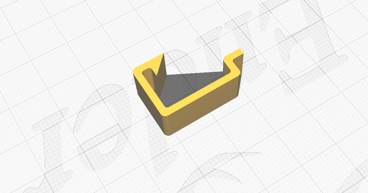 3030 Aluminum extrusion cable clip by Atanas Kolev Download free STL