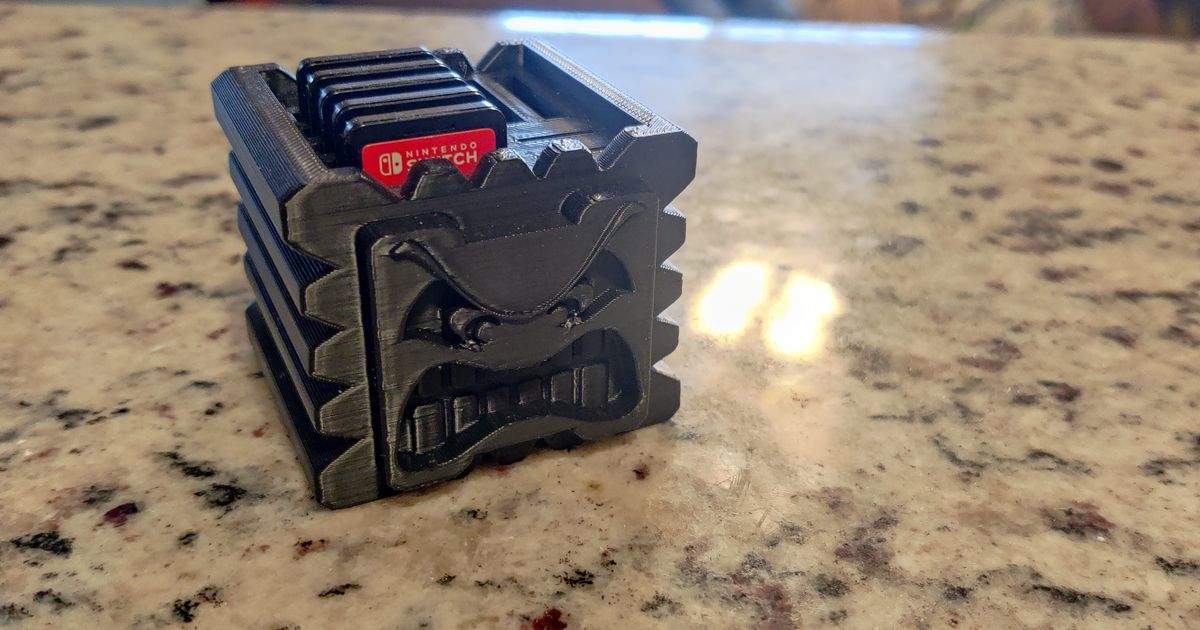 Thwomp Nintendo Switch Cartridge Holder (Remix) by Bulgogi Prince ...