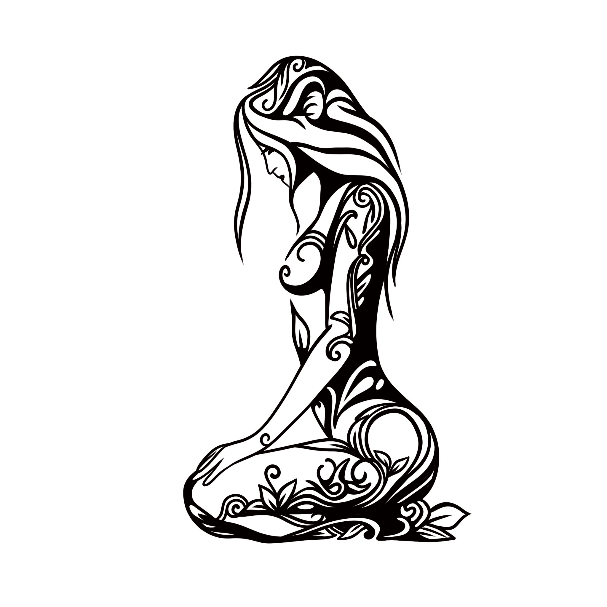 Female silhouette