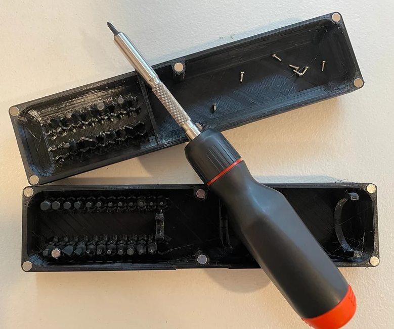LTT Screwdriver Case With 44 Bit Holders by Keegan Phillips