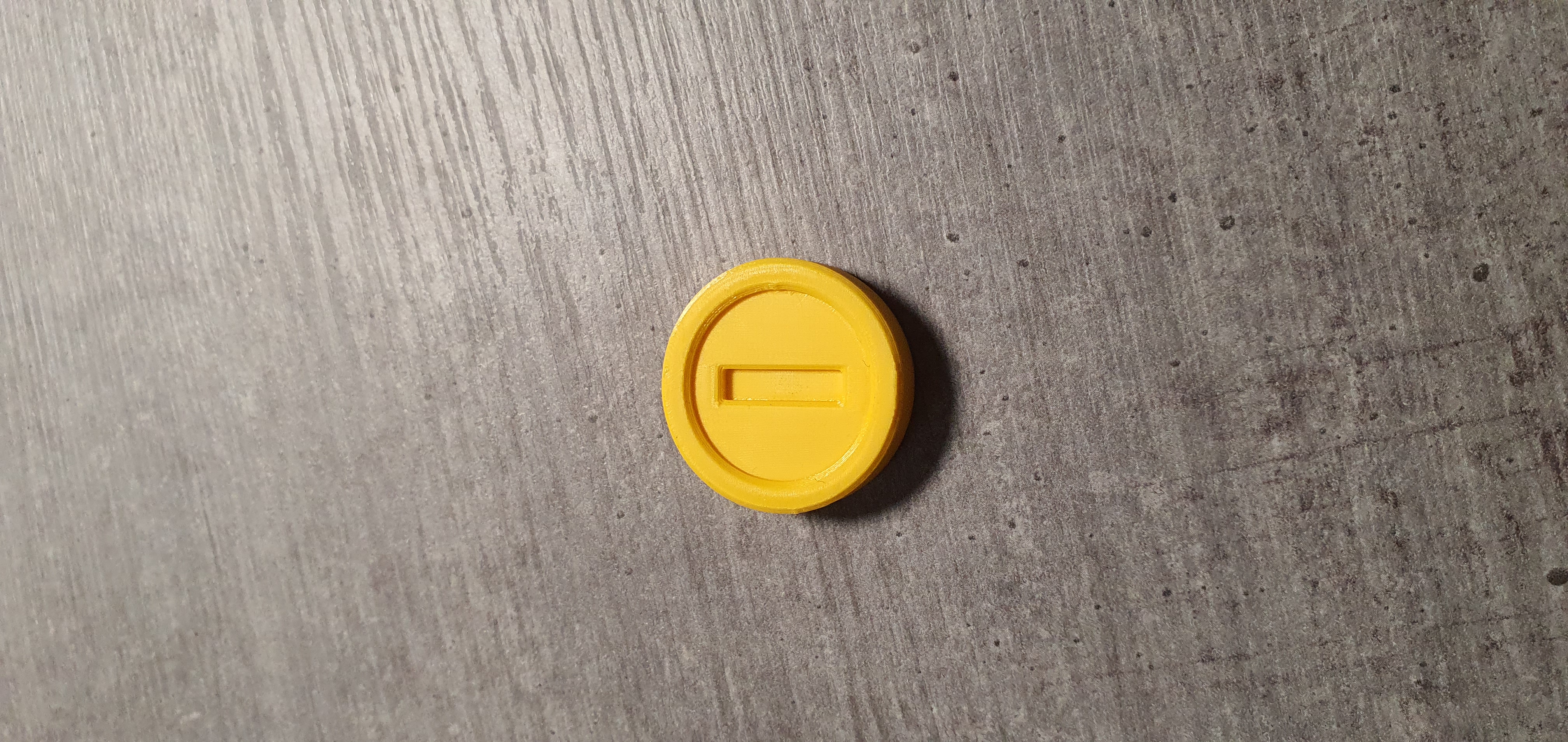 Super Mario Münze für Ikea Skadis Magnethalterung