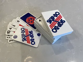 Skip Bo Card Rack, 4 Place Skip Bo Game Card Rack, Playing Card