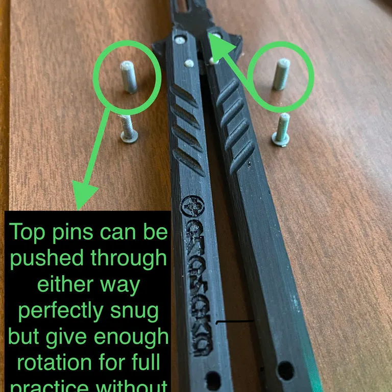 Fully Printable ~* Butterfly Knife Balisong Design - CyberPunk