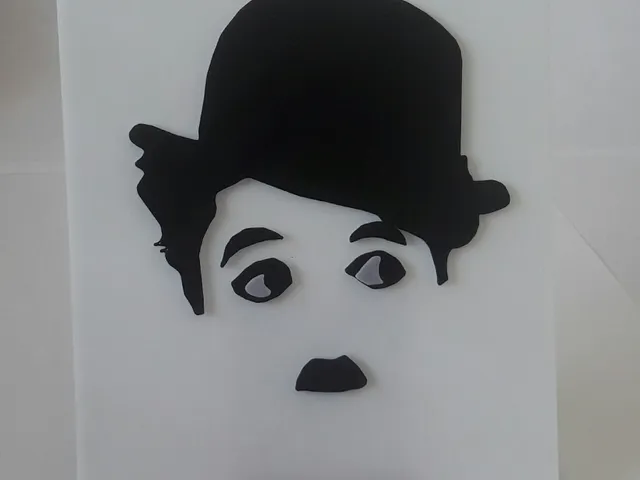 Silueta de Charles Chaplin