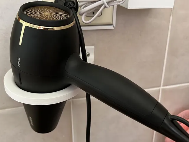 Hairdryer holder