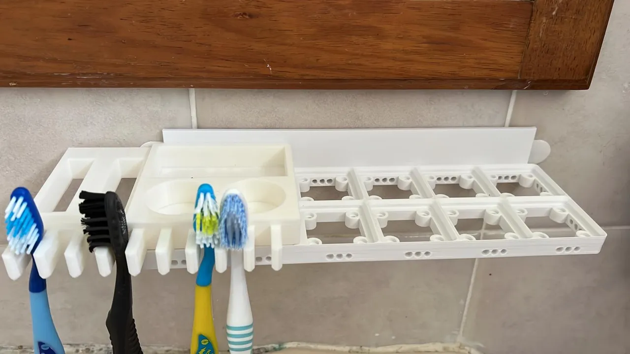 Bathroom gridfinity shelf by Emboli | Download free STL model ...