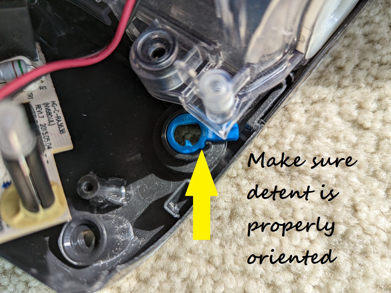 Shark vacuum soleplate lock by Julius3E8 Download free STL model