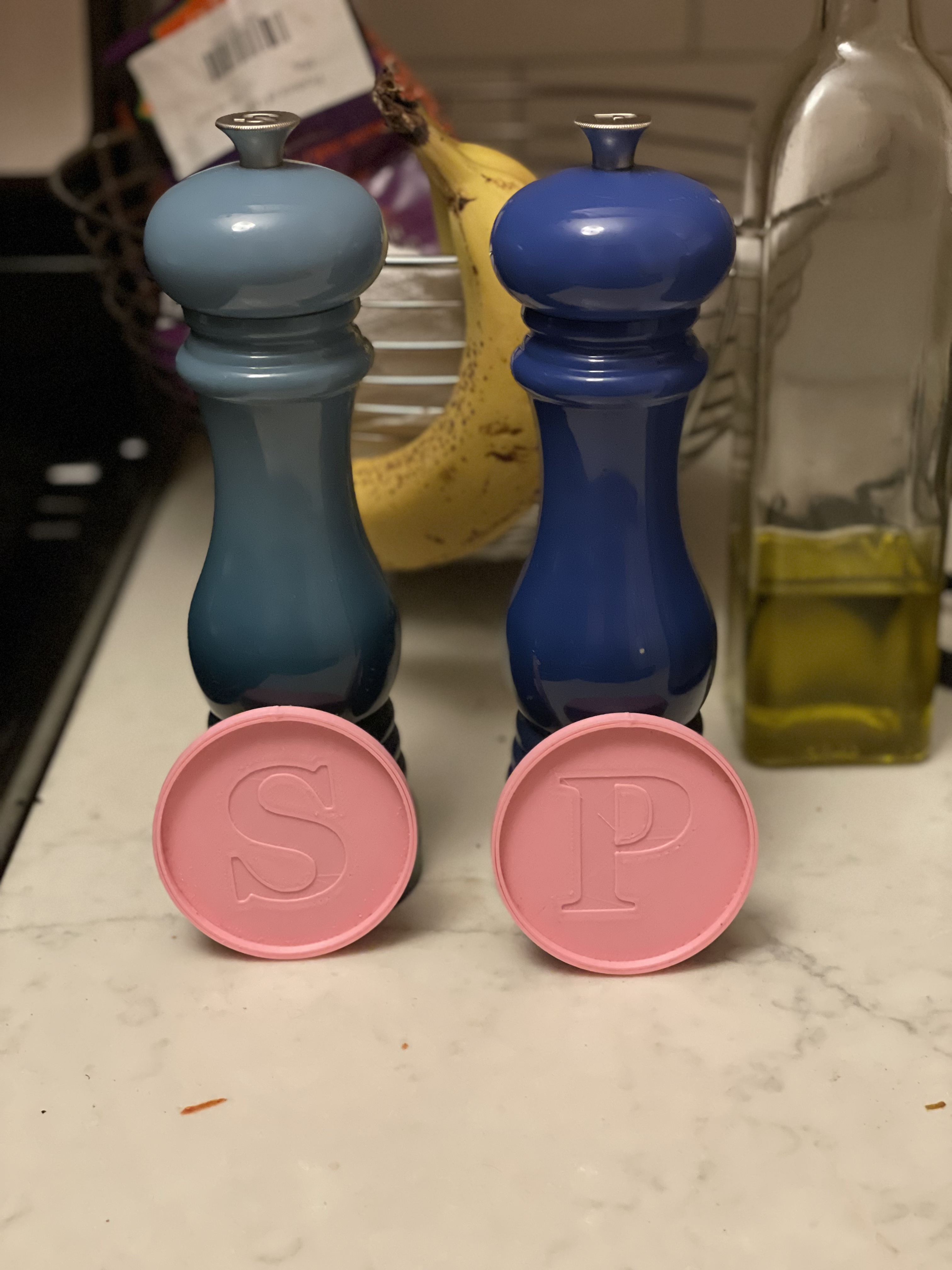 Salt + Pepper Mill Coasters by PlantinumPipes Download free STL model