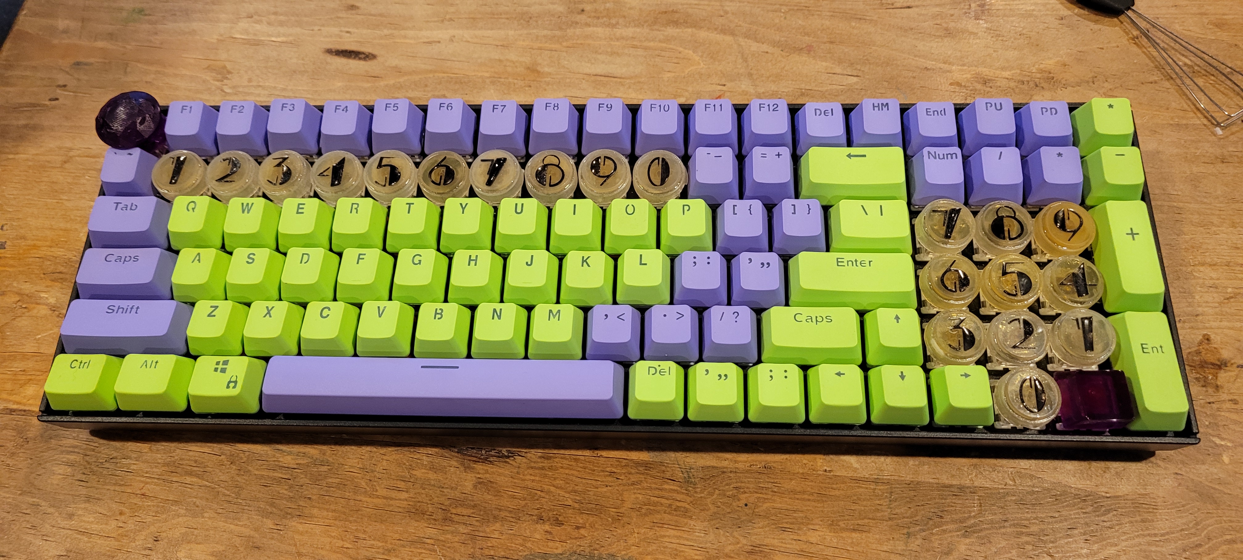 Miniatura 5 do modelo 3D Luigi's Mansion 3 Elevator Button Keycaps